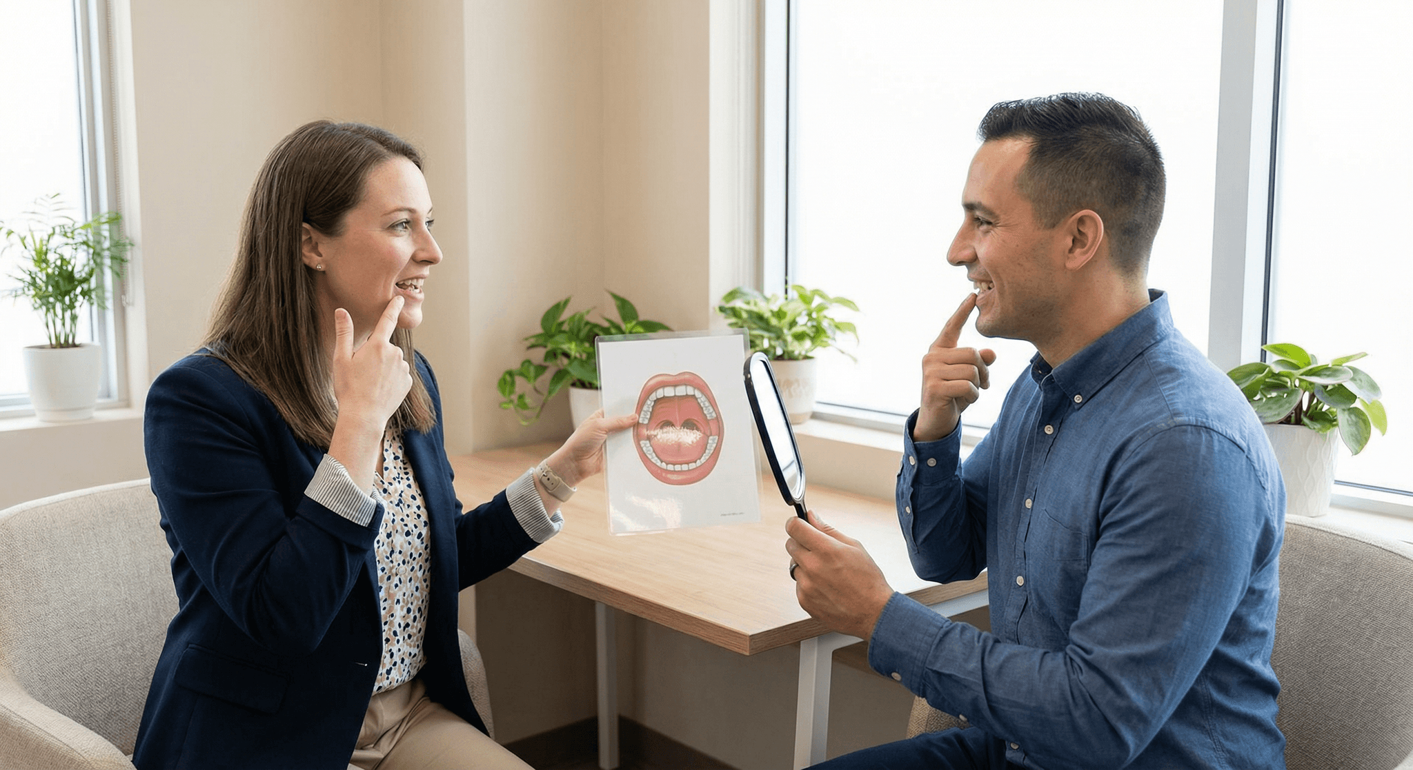 Adult Speech Therapy therapy session