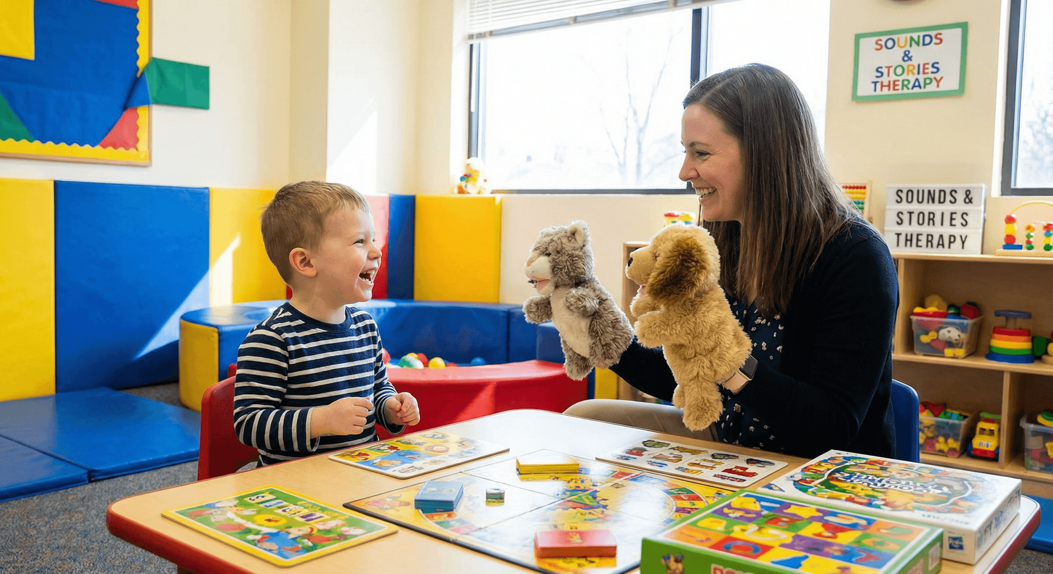 Pediatric Speech Therapy therapy session