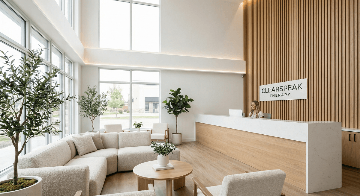 Horizon Speech Therapy clinic reception area